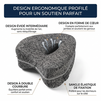 Aligno™ coussin d'alignement — le soutien qui accompagne tes nuits