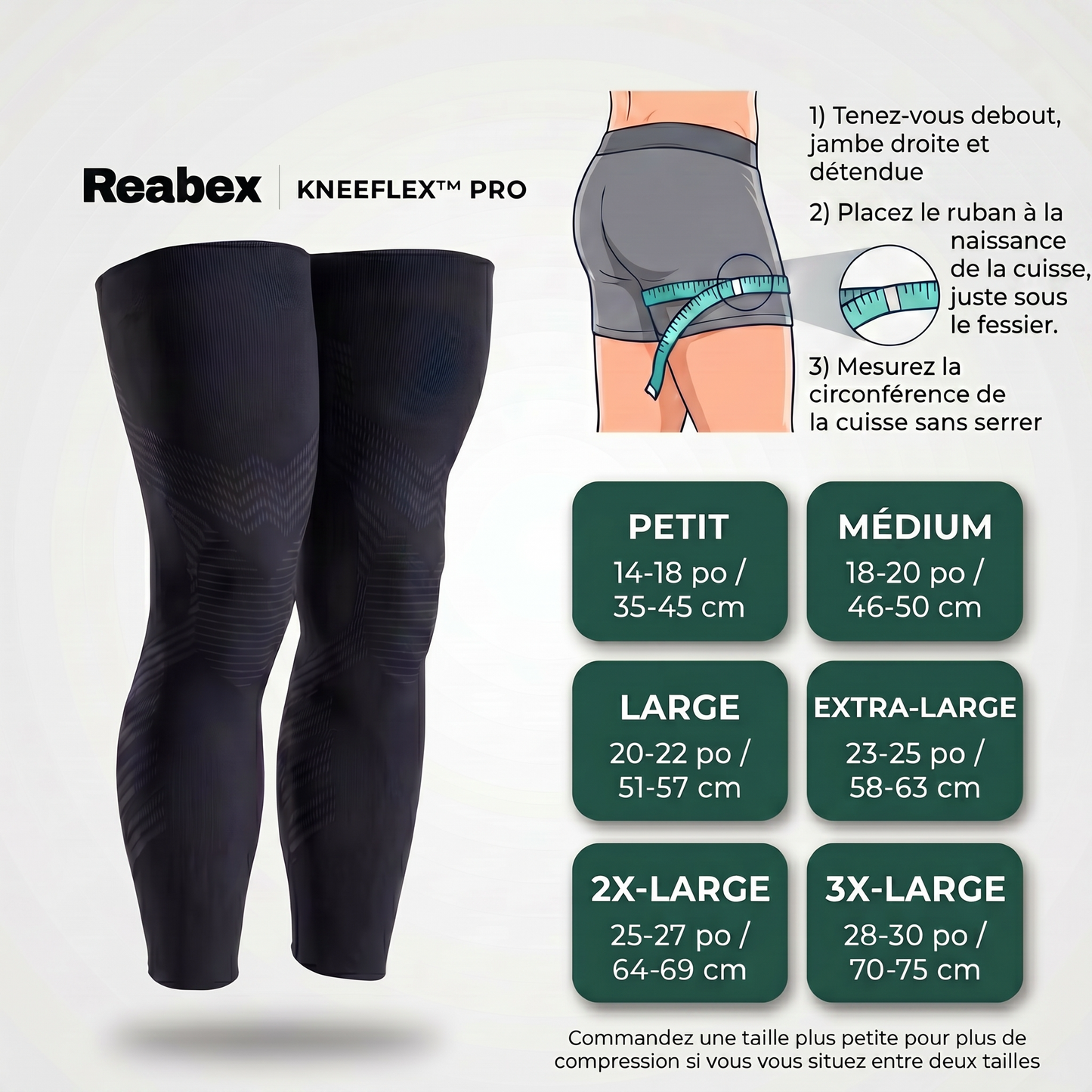 KNEEFLEX™ PRO manchons de compression — soulagement dès le premier pas