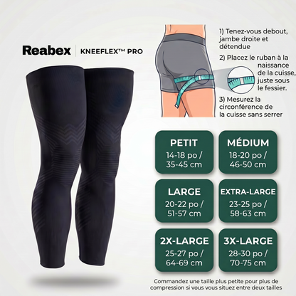 KNEEFLEX™ PRO manchons de compression — soulagement dès le premier pas