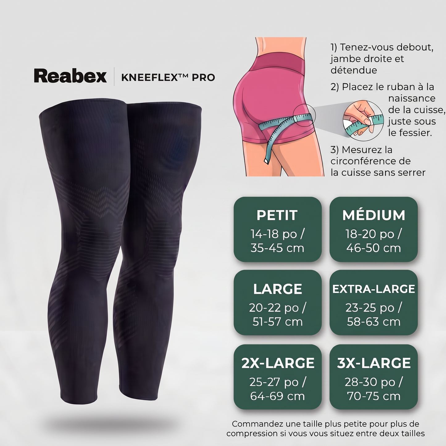 KNEEFLEX™ PRO manchons de compression — soulagement dès le premier pas