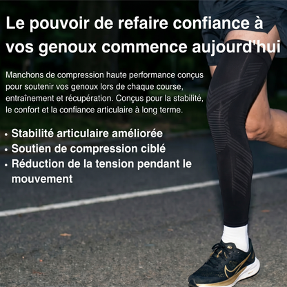 KNEEFLEX™ PRO manchons de compression — soulagement dès le premier pas