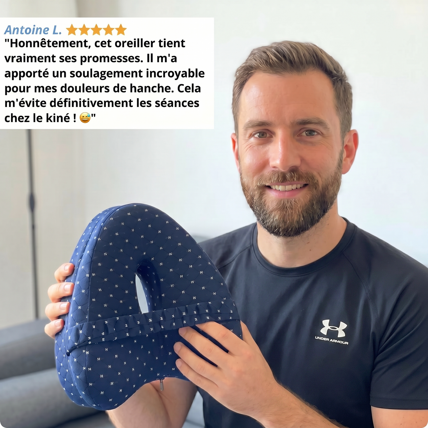 Aligno™ coussin d'alignement — le soutien qui accompagne tes nuits