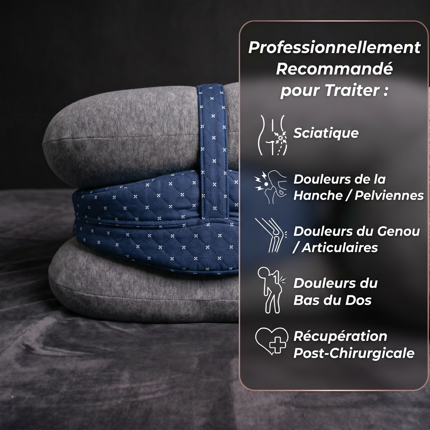 Aligno™ coussin d'alignement — le soutien qui accompagne tes nuits